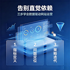 大英建站-告别直觉依赖:三步学会数据驱动网站运营