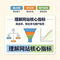 遂宁建站-理解网站核心指标：跳出率、转化率与用户粘性