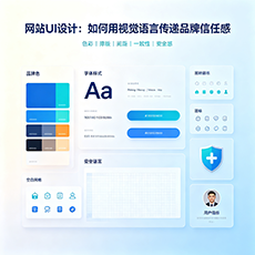 遂宁建站-网站UI设计：如何用视觉语言传递品牌信任感
