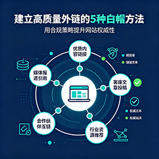 遂宁建站-建立高质量外链的5种白帽方法